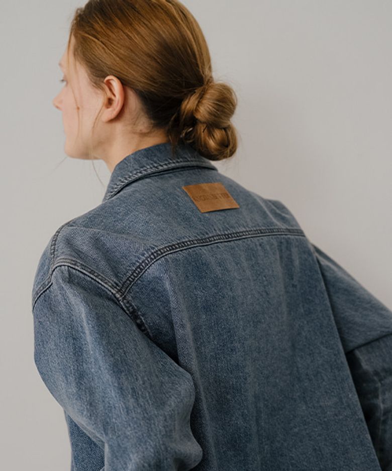 Denim shirt jacket [KNSS05SH05]_Blue