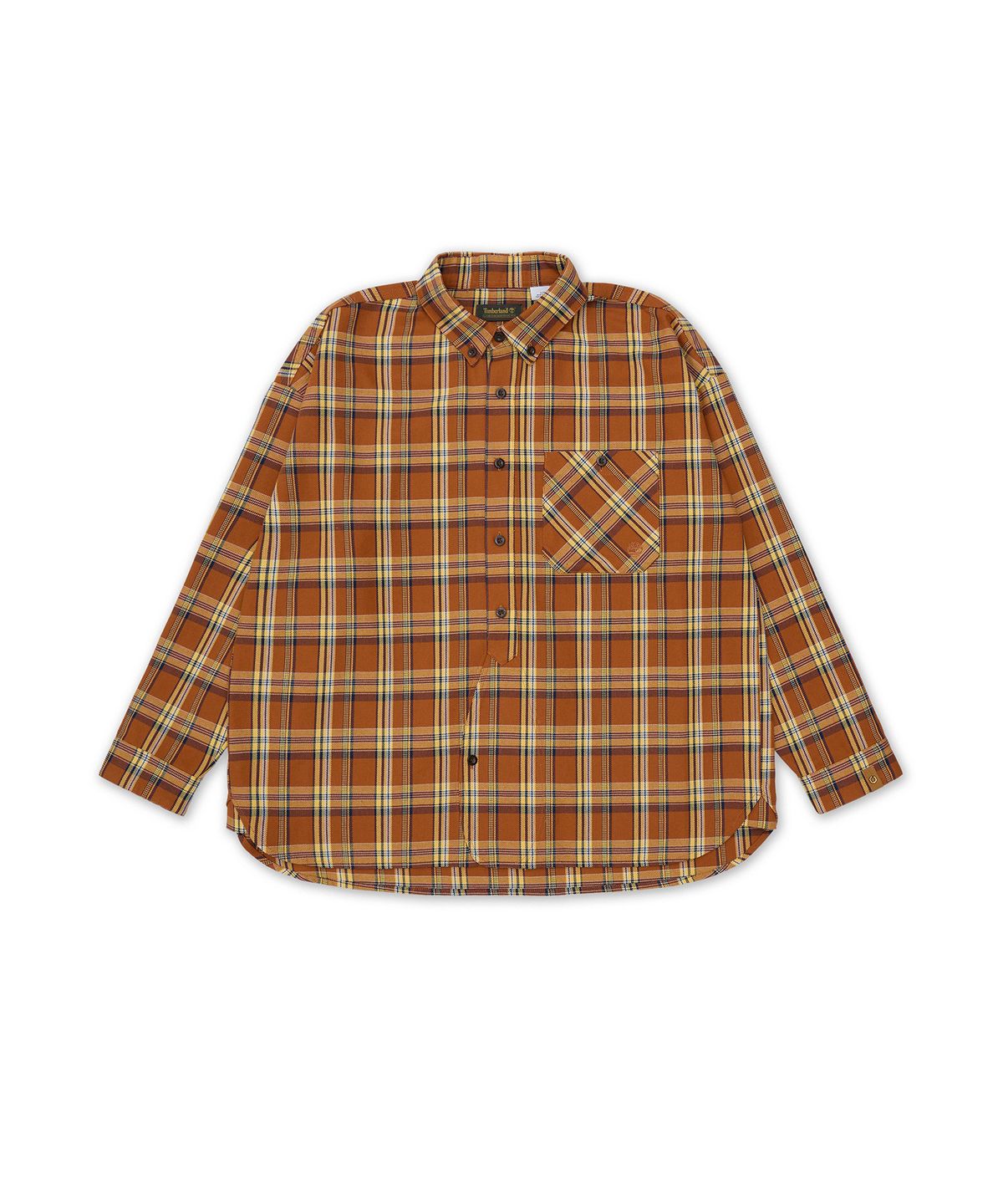 팀버랜드(TIMBERLAND) [Tokyo Design Collective] YD 플래드 롱슬리브 셔츠 - 레더 브라운 / 0YH3P-C39