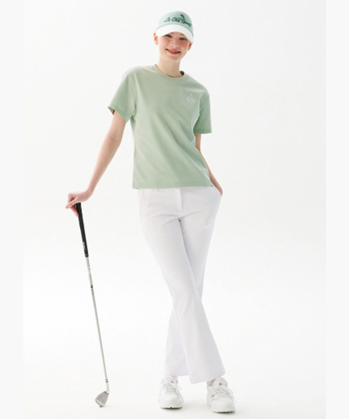 르꼬끄 골프(LECOQ GOLF) 여성 부츠컷 찰떡 팬츠 화이트 GR122LPT11