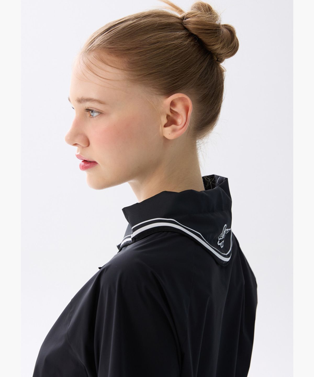 르꼬끄 골프(LECOQ GOLF) 여성 리버서블 냉감 스카프 _BLCK GR122LET21