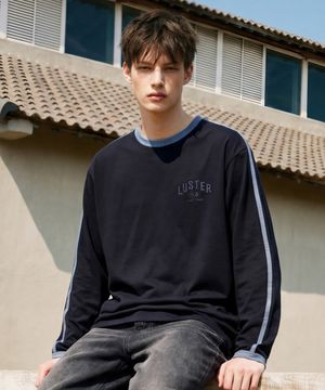 루스터 긴팔티셔츠 블랙 JILT7843