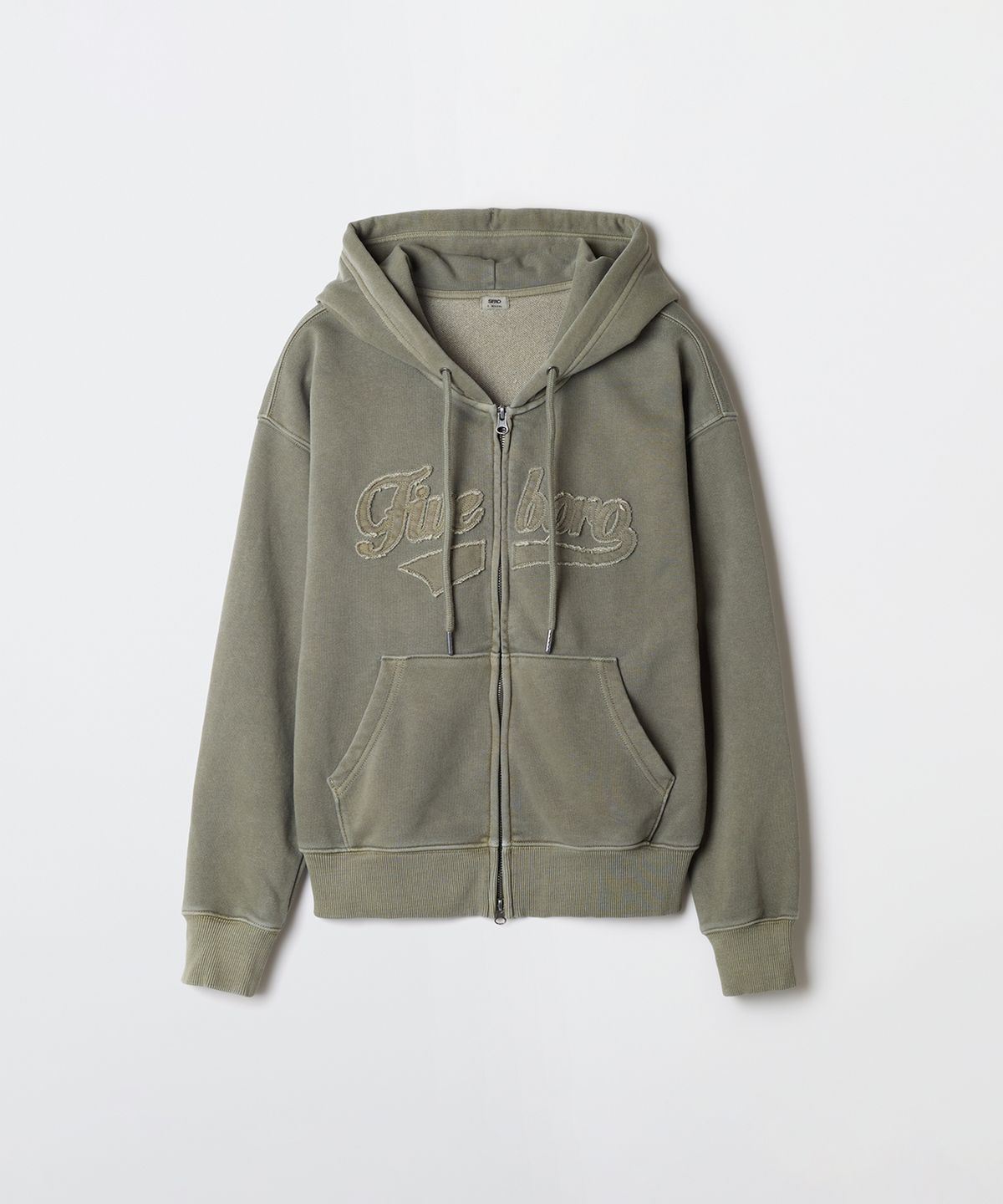스파오(SPAO) FIVEBORO 피그먼트 후드집업_SPMZG23GY0