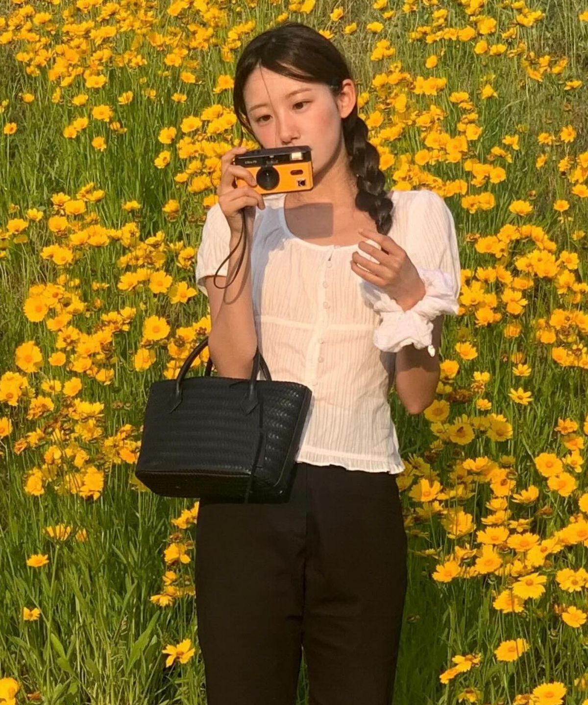벨류엣(VALLUAT) Ceane Weaving bag_Black