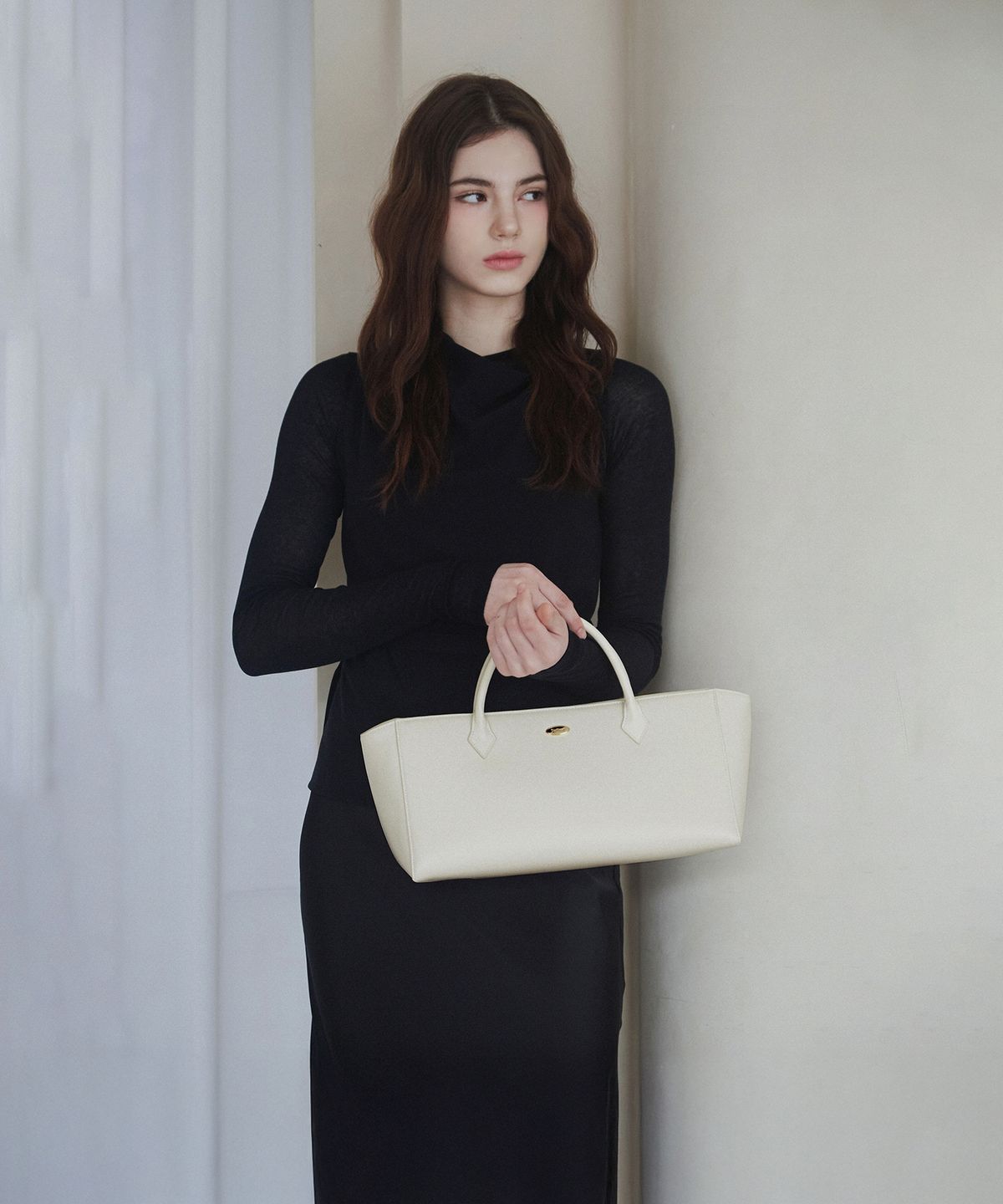 벨류엣(VALLUAT) Gavelle bag_Ivory