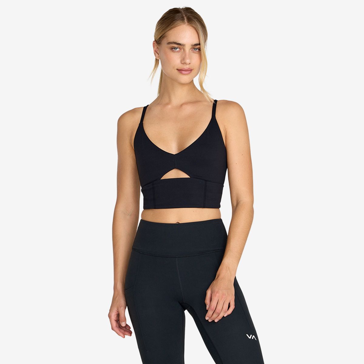 루카(RVCA) SIDELINES LONG 스포츠 브라 (VG11SL051BLK)