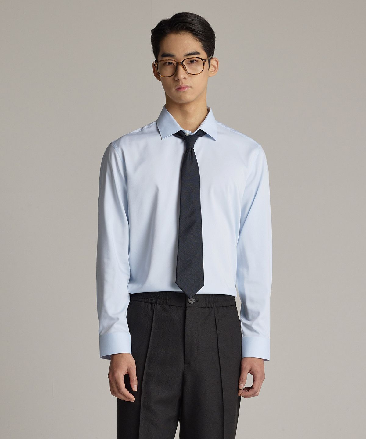 에스티코(STCO) Gentlemens Philosophy 텐셀 플루이드 셔츠 블루_JDSXZ03CSL