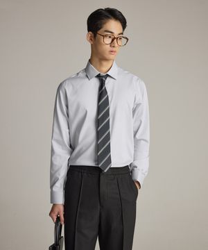 Gentlemens Philosophy 텐셀 플루이드 셔츠 그레이_JDSXZ07CSG