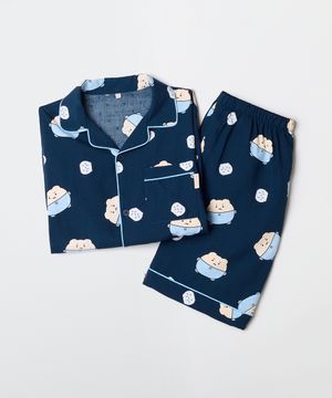 [망그러진곰] 망고미 반팔 파자마(NAVY)_SPPPG25U03