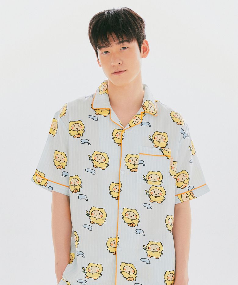 [망그러진곰] 망고미 반팔 파자마(LIGHT BLUE)_SPPPG25U03