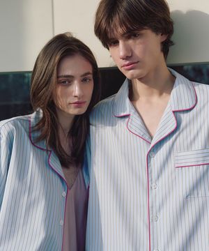 [2PACK] (uni) 클래식 마렐 반팔 파자마 셋업