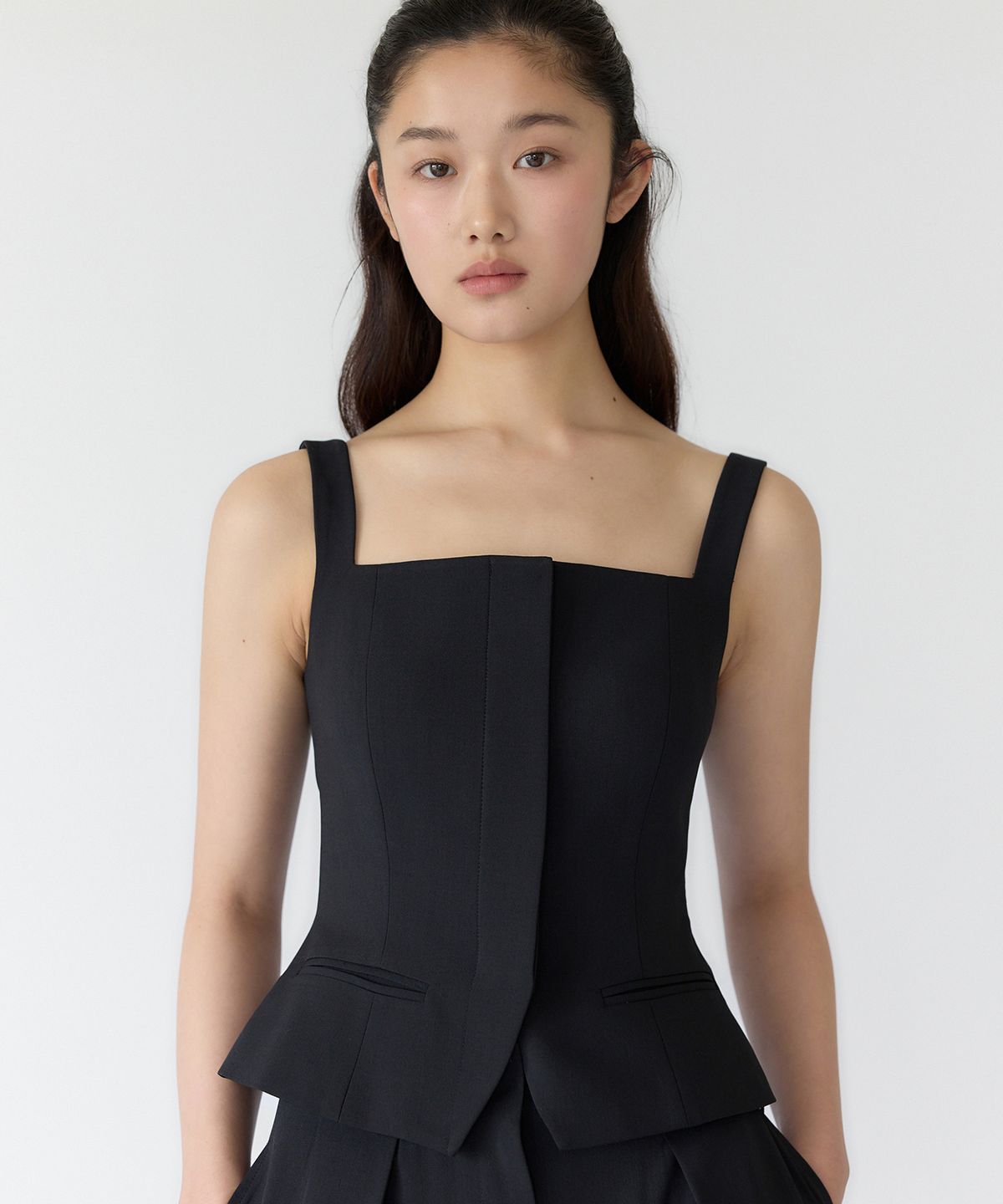 이보크에라(EVOKEERA) Posh Vest Bustier(Deep Navy)