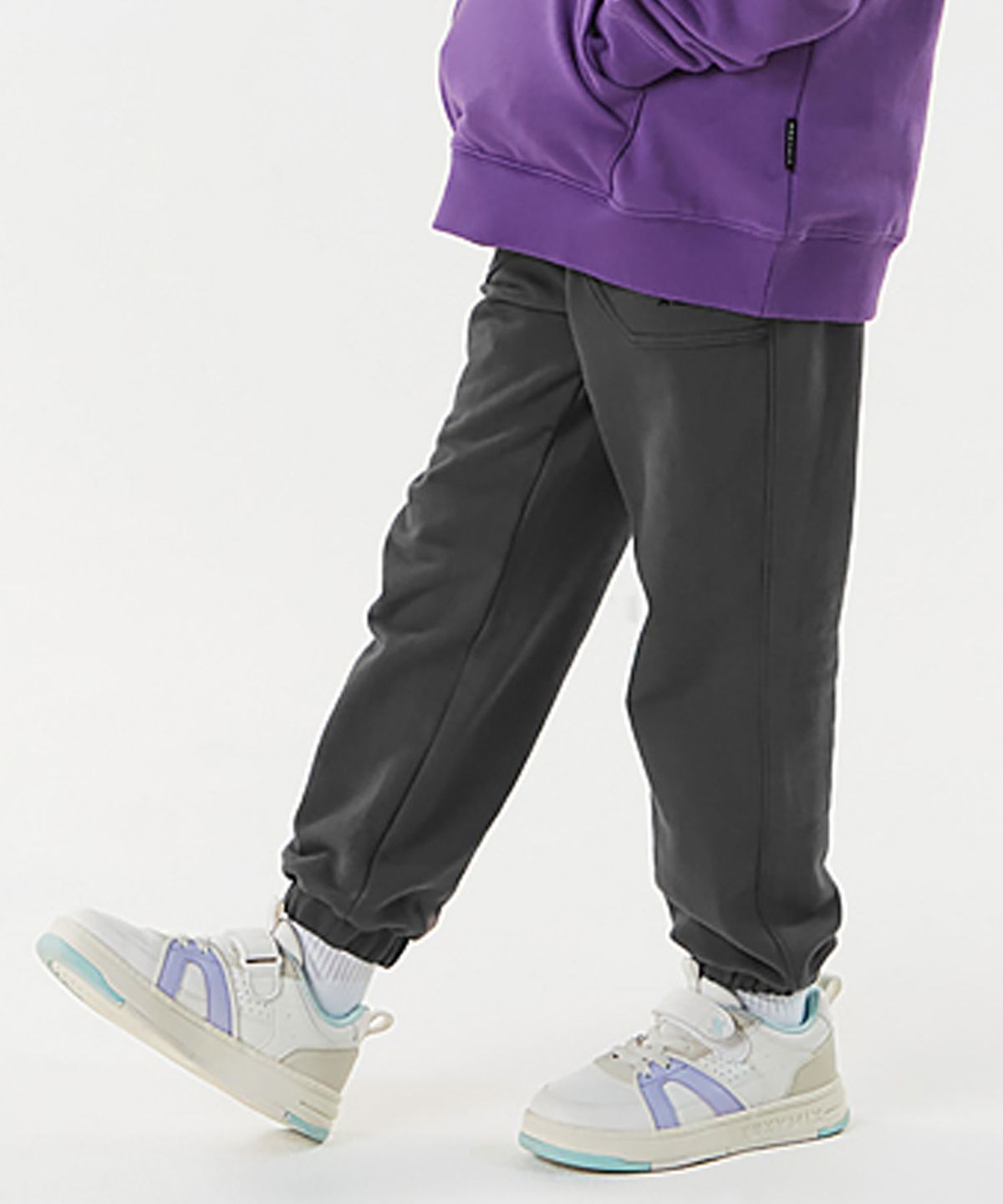 젝시믹스 키즈(XEXYMIX KIDS) 이지 조거 팬츠 차콜그레이 KA1028G