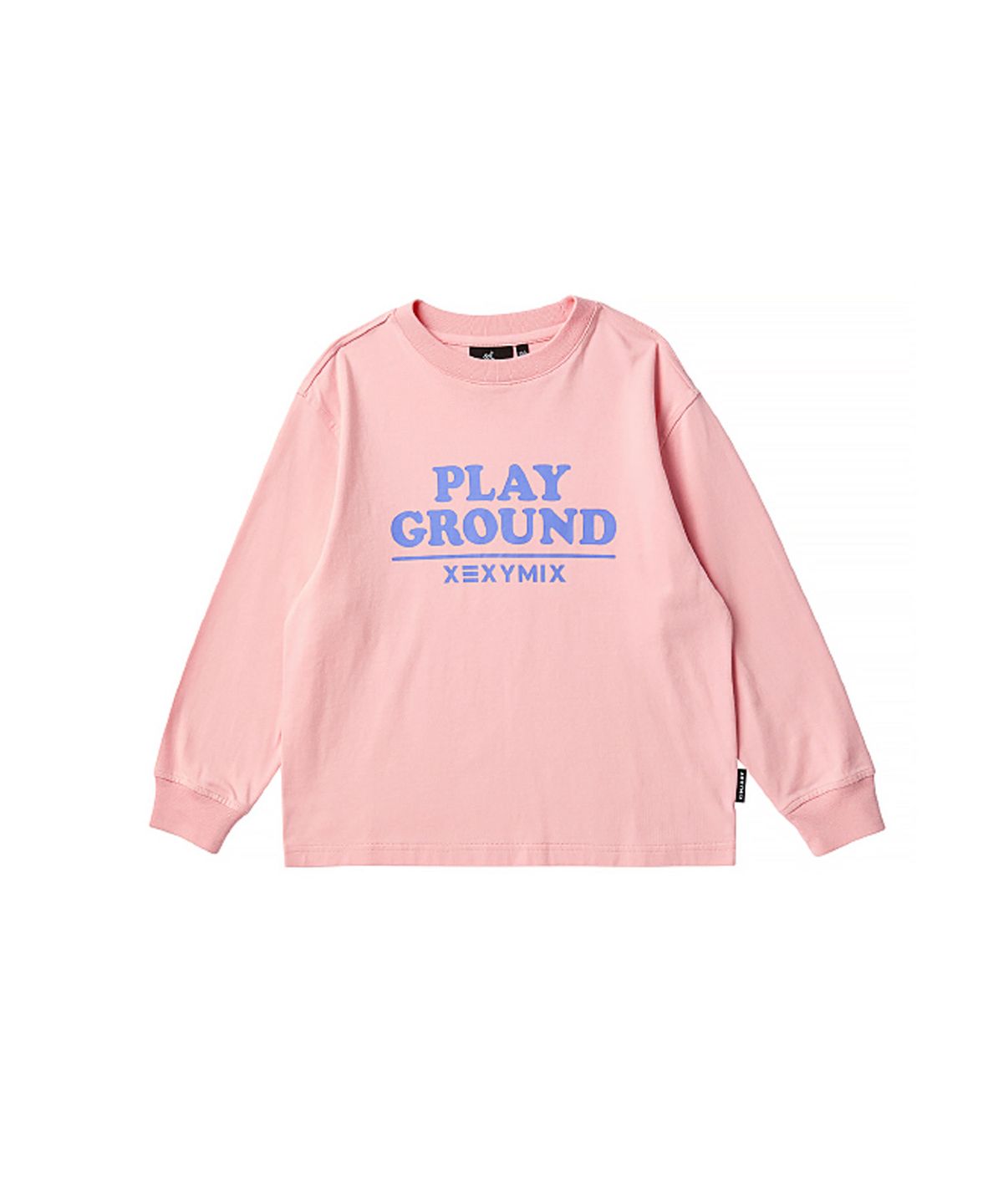 젝시믹스 키즈(XEXYMIX KIDS) 플레이 베이직 티셔츠 아프리콧크러쉬오렌지 KA1014G
