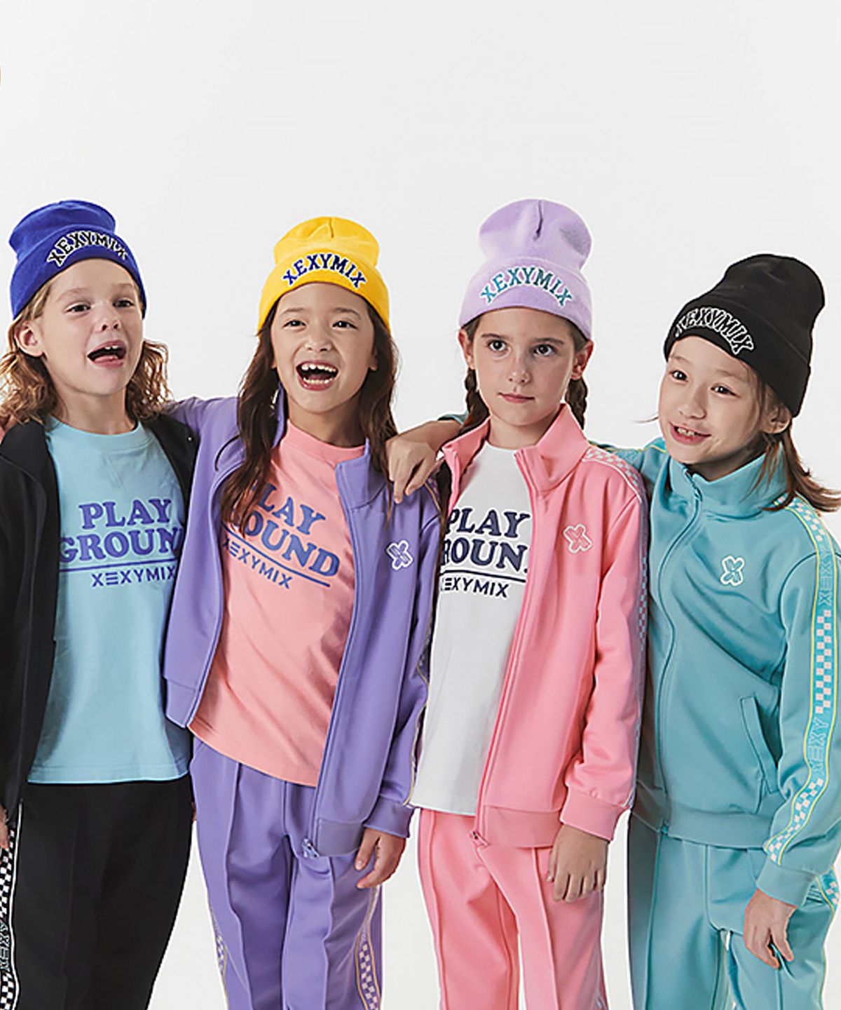 젝시믹스 키즈(XEXYMIX KIDS) 베이직 로고 비니 KE5741G