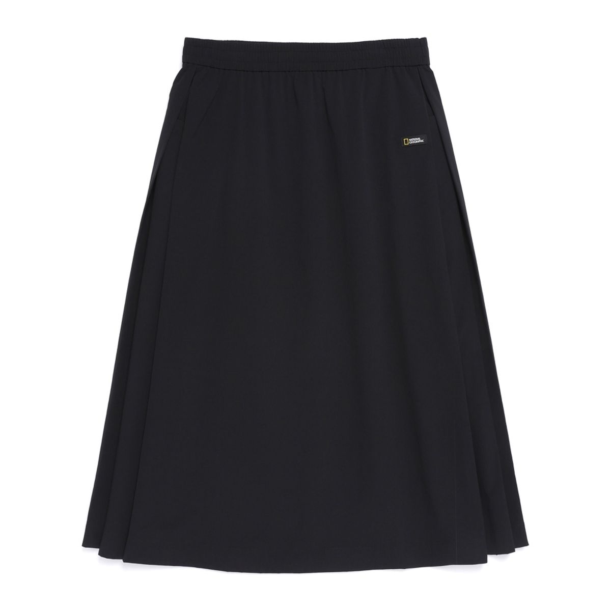 내셔널지오그래픽(NATIONALGEOGRAPHIC) N262WSK940 여성 아델리 냉감 스트레치 A라인 스커트 BLACK
