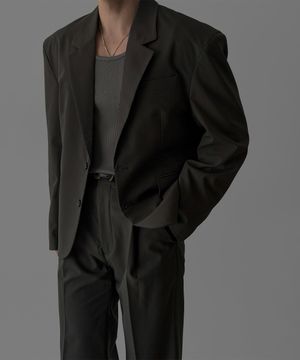 에센셜 블레이저 자켓 [모카]