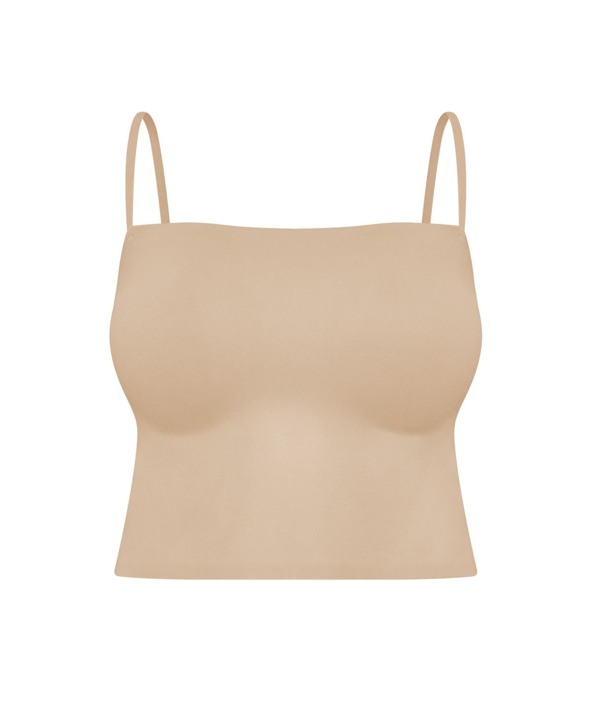 엘르이너웨어(ELLE INNERWEAR) [2cm] 글래머핏 브라탑 크롭 - 스킨