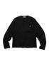SIGNATURE LOGO WAFFLE L/S TEE (BLACK)