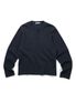 SIGNATURE LOGO WAFFLE L/S TEE (NAVY)