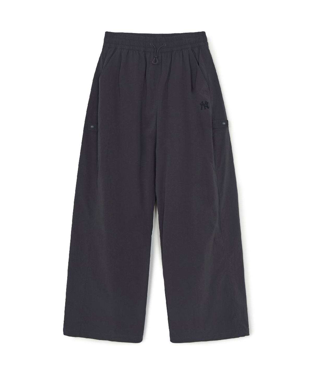엠엘비(MLB) 여성 고프코어 밴딩 메가와이드 팬츠 NY (D.Charcoal Grey)