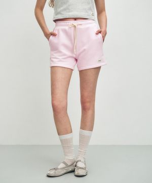 W BASIC SWEAT SHORTS light pink
