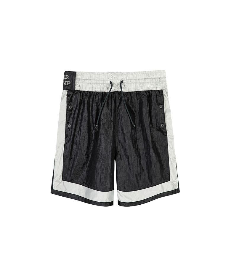 패널드 버뮤다 쇼츠_BLACK