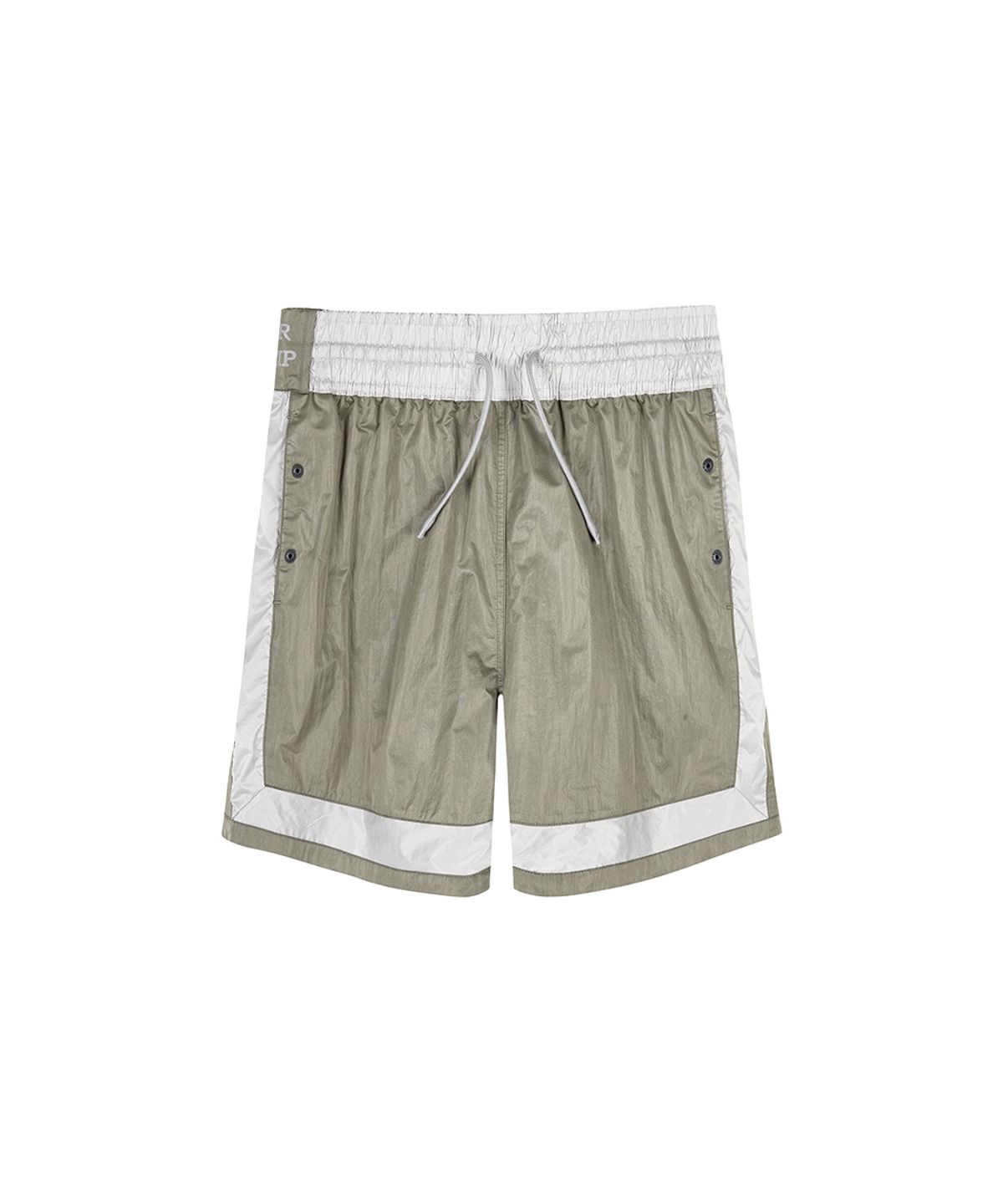 썸웨어 아웃사이드 하이킹 컴퍼니(SOMEWHERE OUTSIDE HIKING COMPANY) 패널드 버뮤다 쇼츠_GREEN