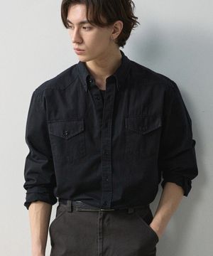 웨스턴 셔츠 - 블랙