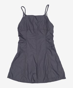 코튼 나일론 슬리브리스 미니 원피스  네이비 (324771LY1R) S