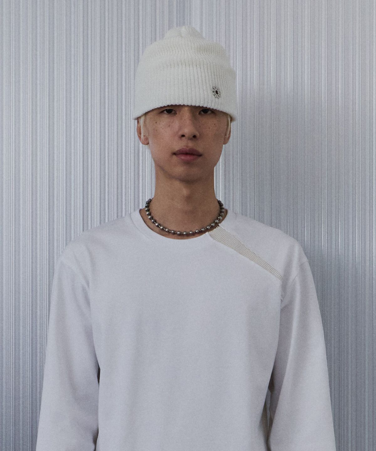 9999아카이브(9999ARCHIVE) Linking Eyelet Beanie
