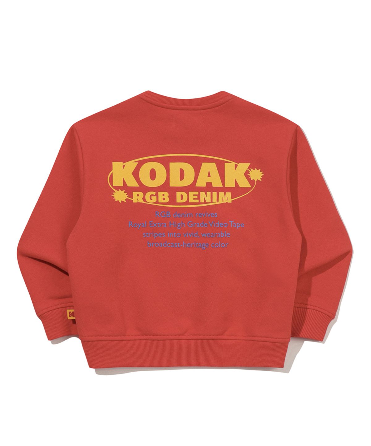 코닥 키즈(KODAK KIDS) RGB 쭈리 맨투맨 키즈 RED