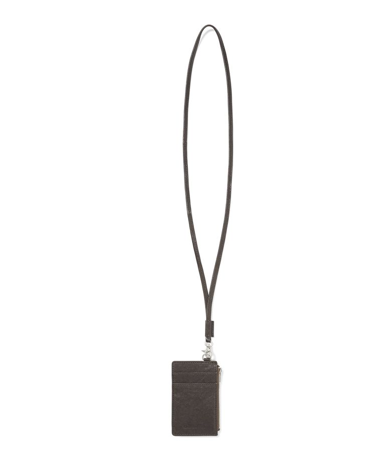 Leather Card Holder Brown