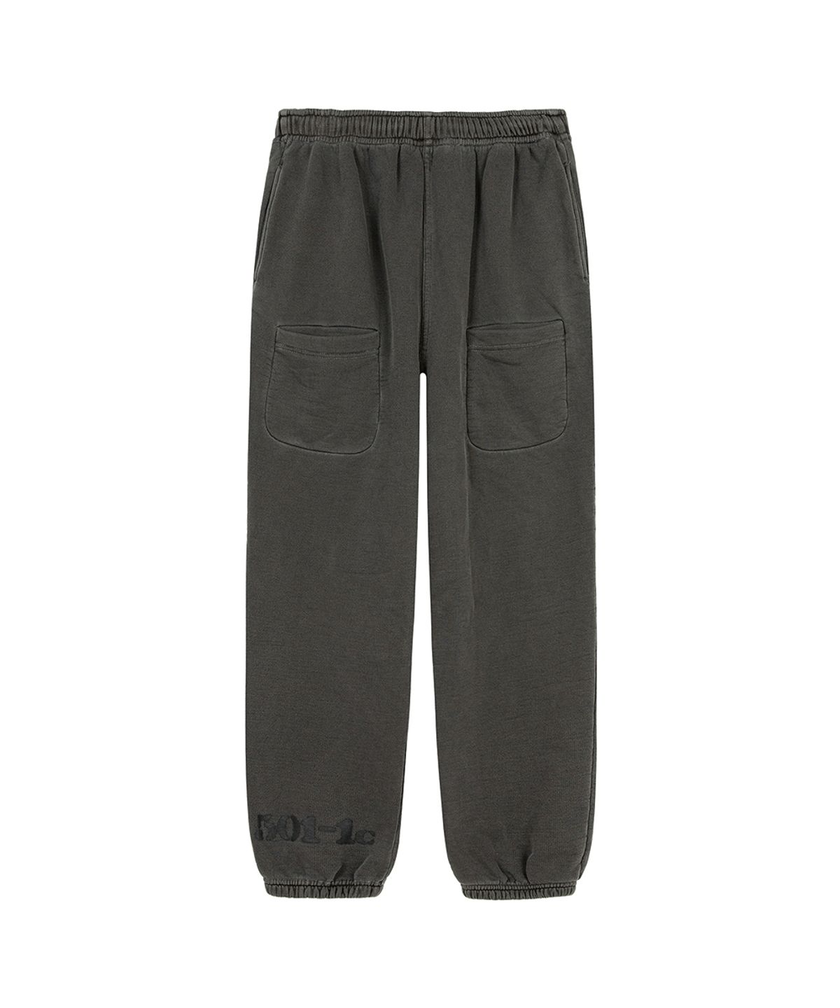 썸웨어 아웃사이드 하이킹 컴퍼니(SOMEWHERE OUTSIDE HIKING COMPANY) 우드랜드 크리쳐 리플렉티브 프린트 스웻팬츠_CHARCOAL