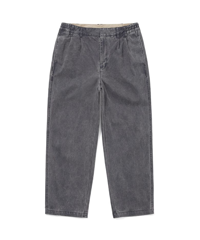 Double Pleated Wide Pant Navy