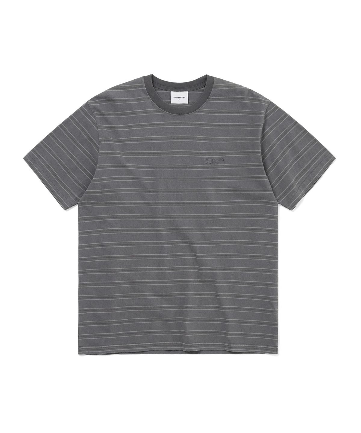 디스이즈네버댓(THISISNEVERTHAT) Washed Striped Tee Grey