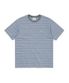 Washed Striped Tee Blue