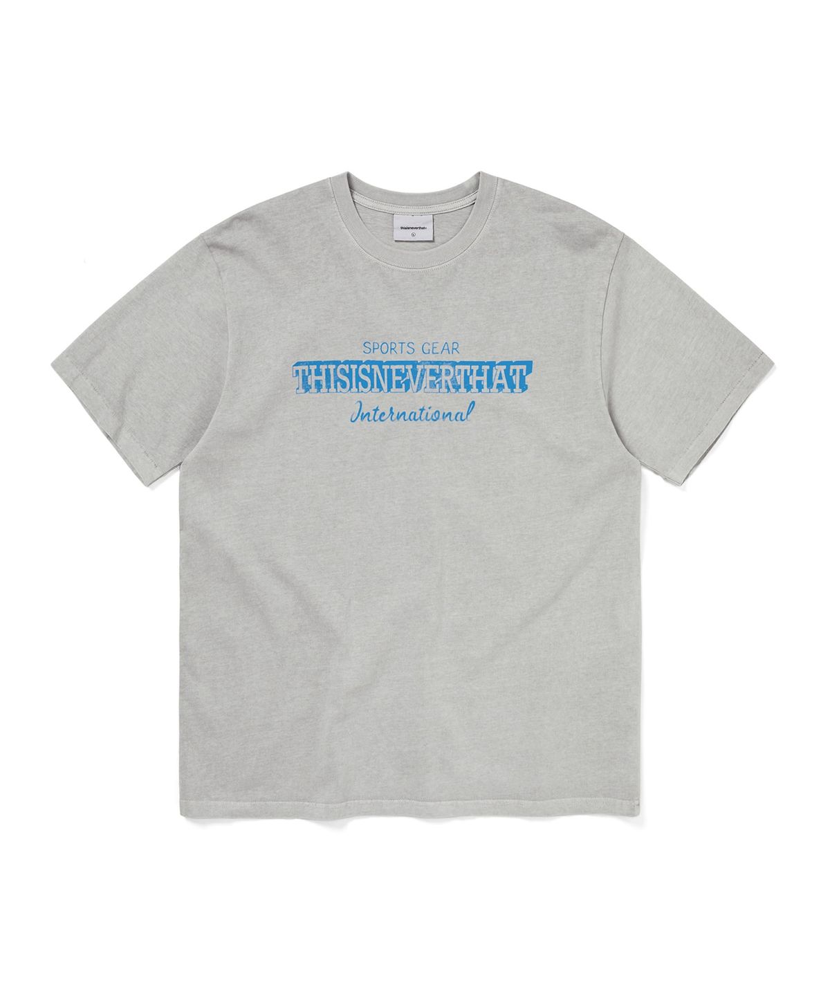 디스이즈네버댓(THISISNEVERTHAT) S.G. INTL. Tee Grey