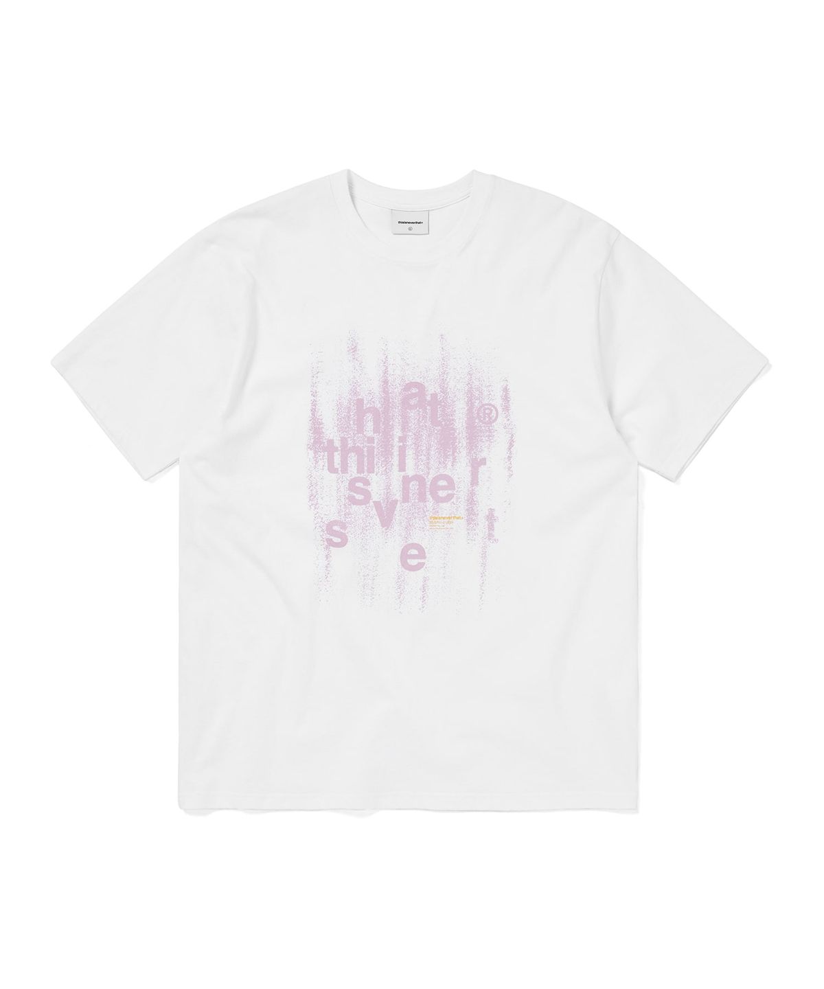 디스이즈네버댓(THISISNEVERTHAT) Brushed Paint Tee White