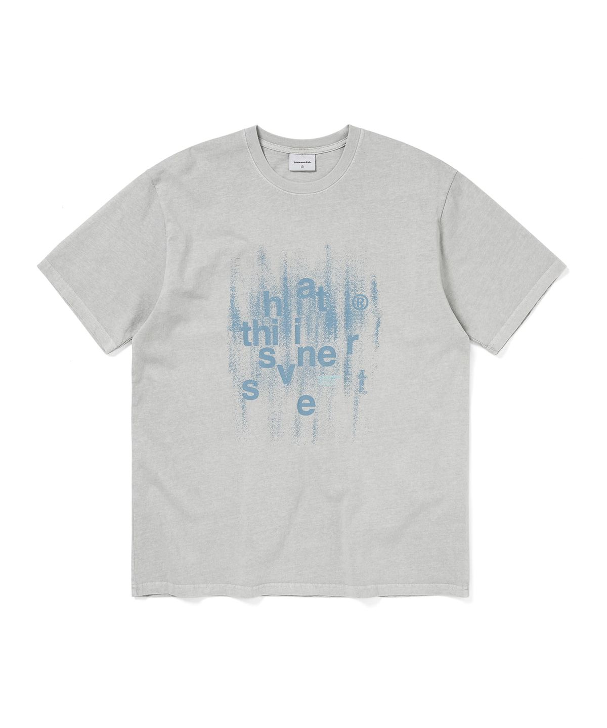 디스이즈네버댓(THISISNEVERTHAT) Brushed Paint Tee Grey