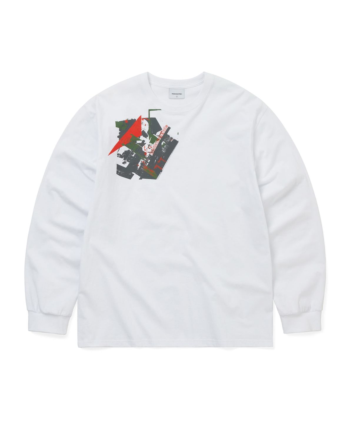 디스이즈네버댓(THISISNEVERTHAT) Shape L/S Tee White