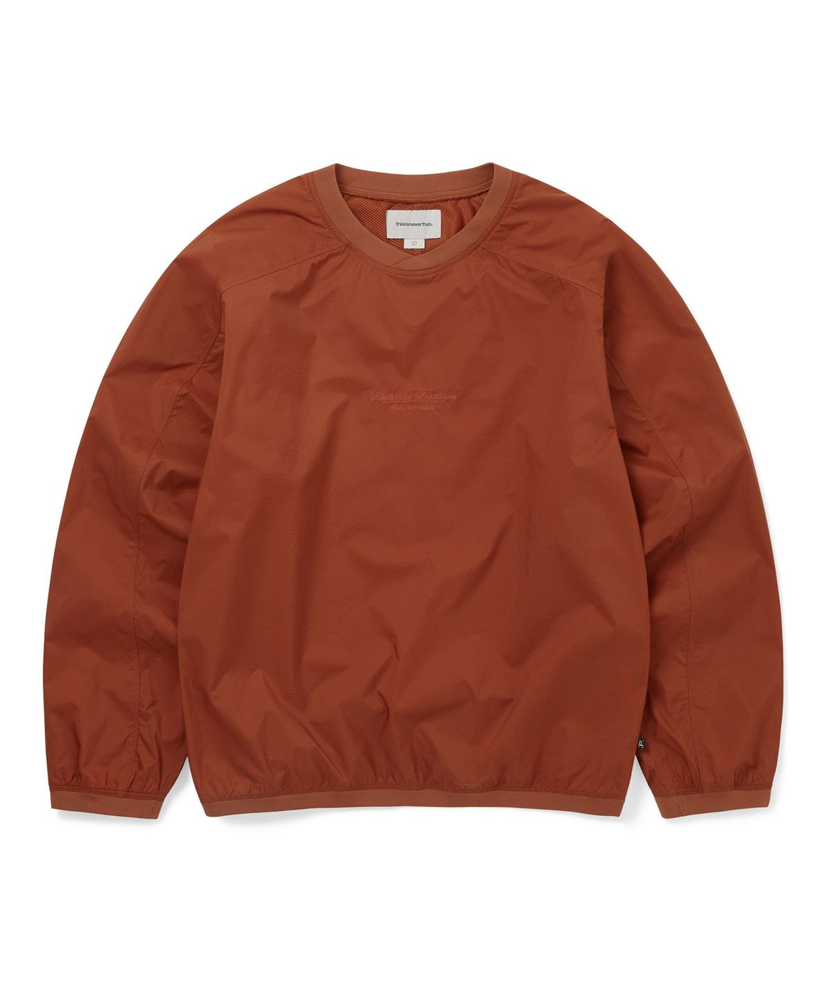 디스이즈네버댓(THISISNEVERTHAT) PERTEX® EQ Wind Pullover Brick