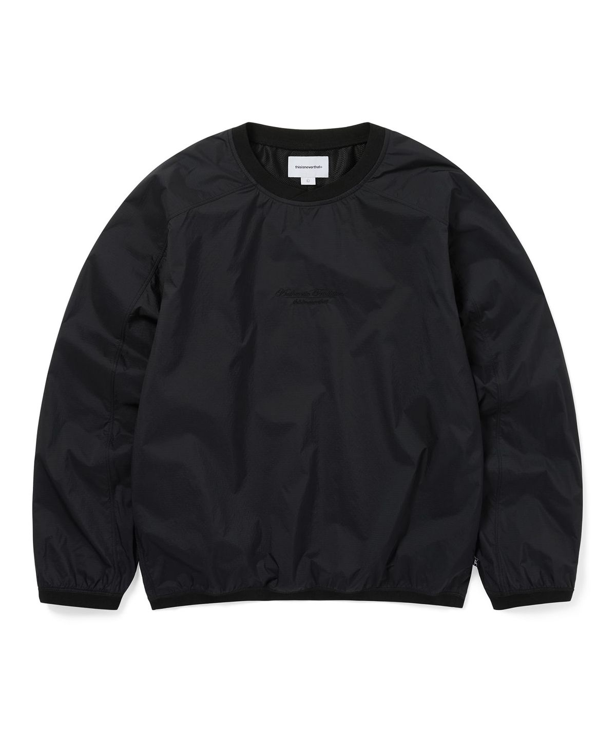 디스이즈네버댓(THISISNEVERTHAT) PERTEX® EQ Wind Pullover Black