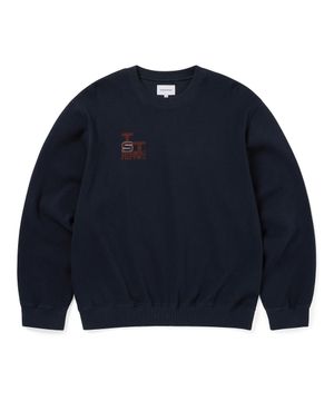 Basic Note Crewneck Navy