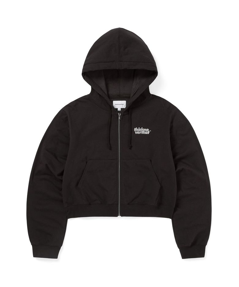 Thermal LT W Zip Up Hoodie Off Black