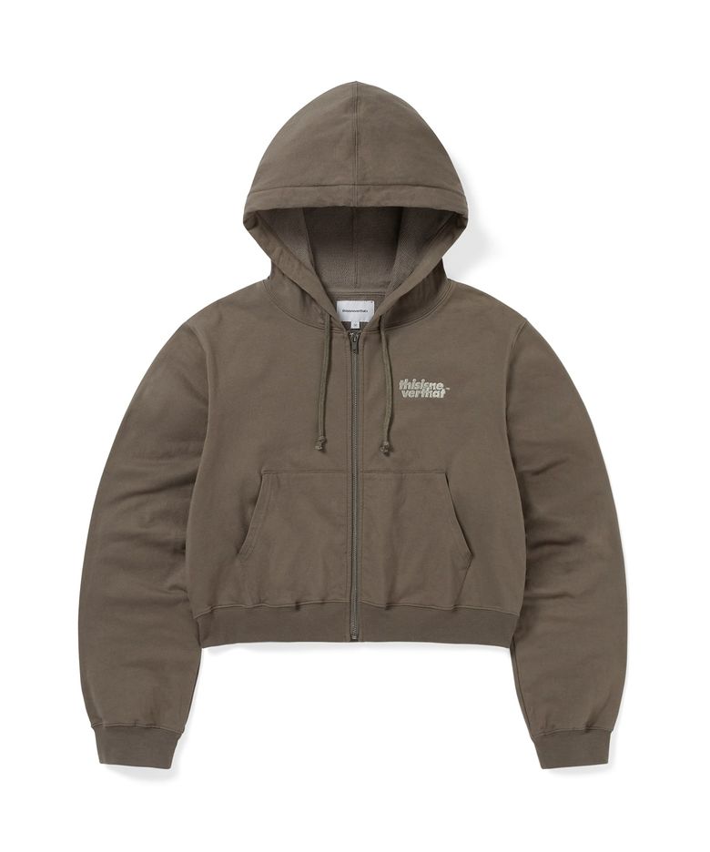 Thermal LT W Zip Up Hoodie Dark Mocha