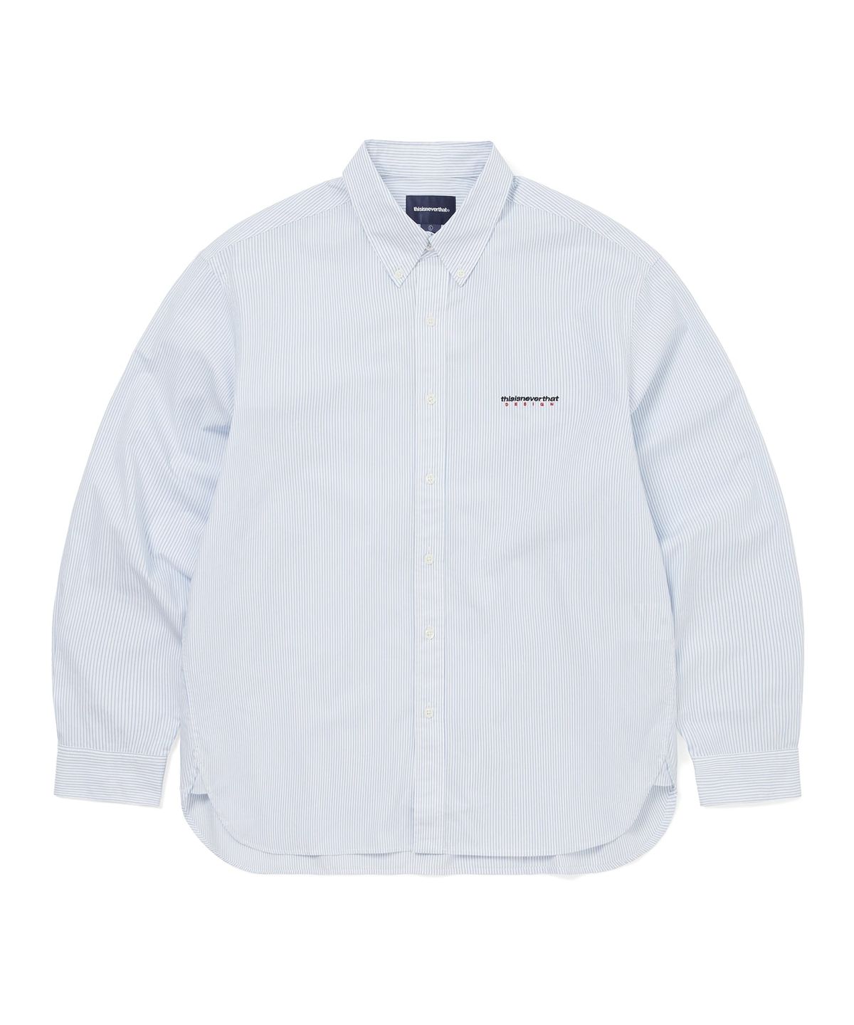 디스이즈네버댓(THISISNEVERTHAT) DSN Striped Shirt White