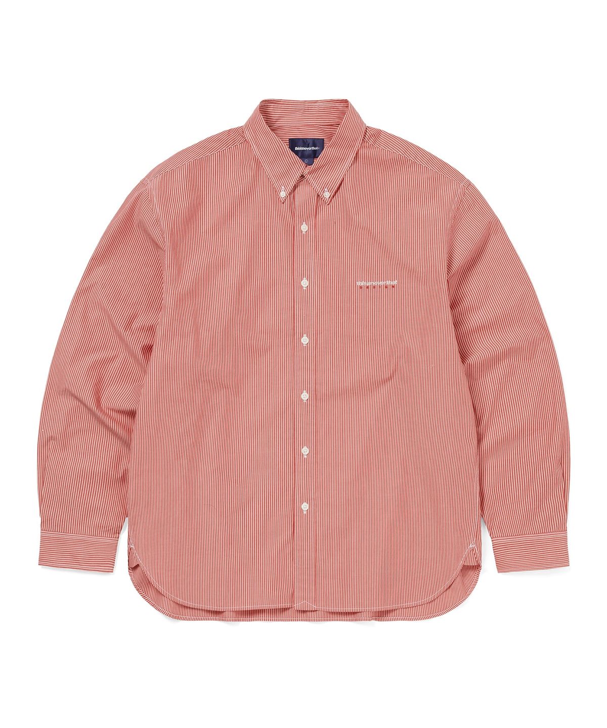 디스이즈네버댓(THISISNEVERTHAT) DSN Striped Shirt Red