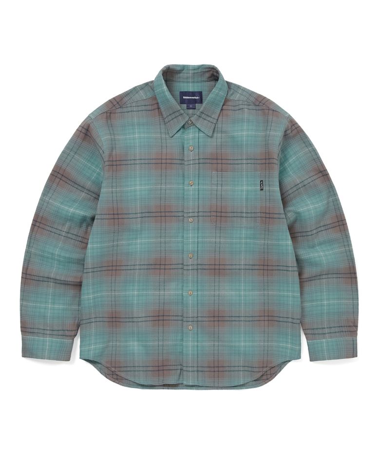 Flannel Check Shirt Teal