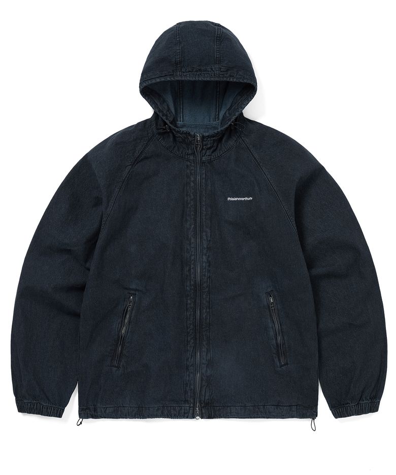 SP-Logo Denim Windbreaker Navy