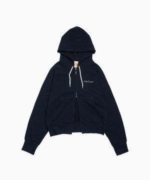 HS Sweat Zip-Up Hoodie (W)_Navy